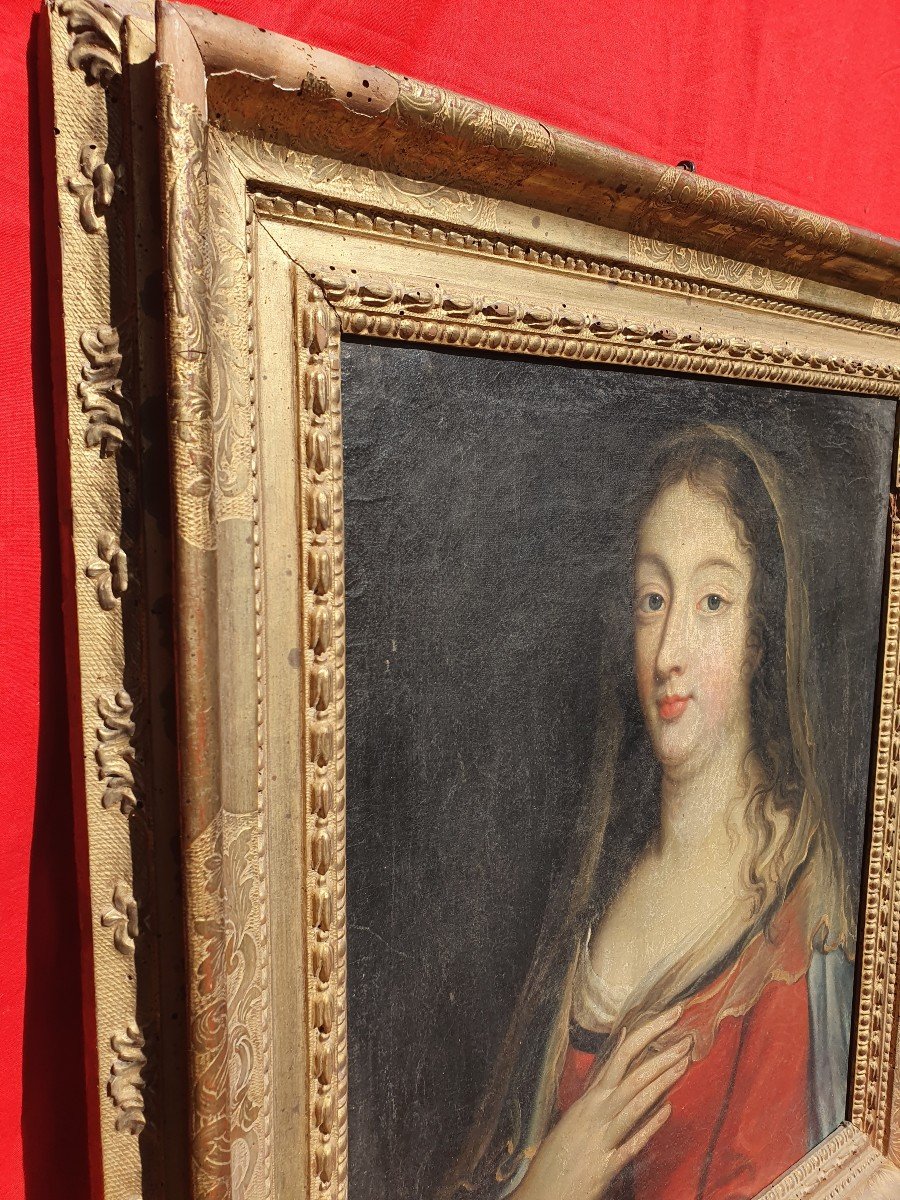 Portrait Of Madame De Maintenon (presumed ) 17th Louis XIV-photo-6