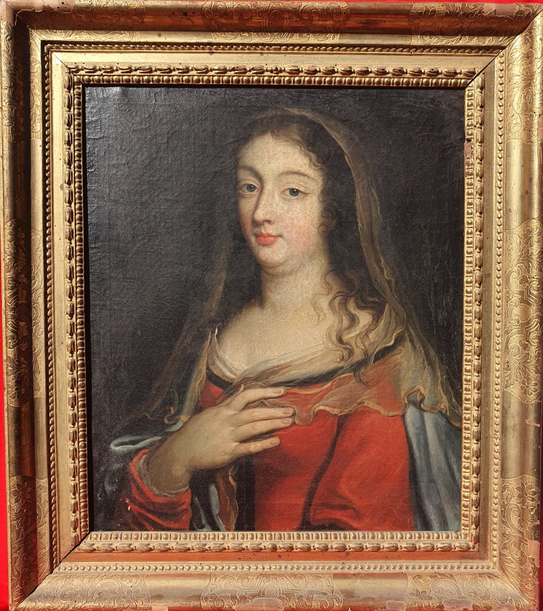Portrait Of Madame De Maintenon (presumed ) 17th Louis XIV