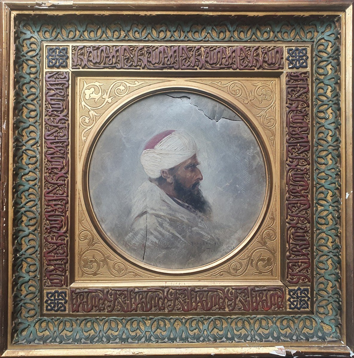 Orientalist Portrait By The Painter Robert Lundberg Tanger 1880 -photo-6