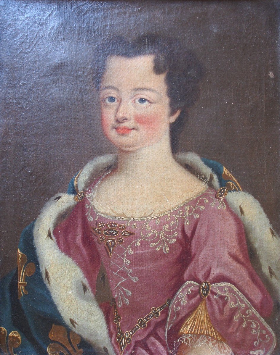 Portrait Of Louis XV And Marie Leszczynska King And Queen Of France Eighteenth 18th Century-photo-1