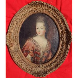 Portrait De Fran&ccedil;oise-Marie de Bourbon &ldquo;Mademoiselle de Blois&rdquo; Fille de Louis XIV Gobert XVIIe