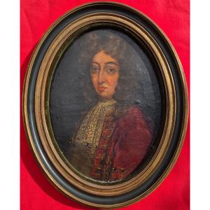 Portrait Of A Man Of The French Nobility, 18th Century 