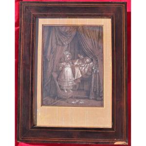 Dessin Henri d'ARTOIS Duc de BORDEAUX Comte de CHAMBORD Roi de France Henri V Royauté noble