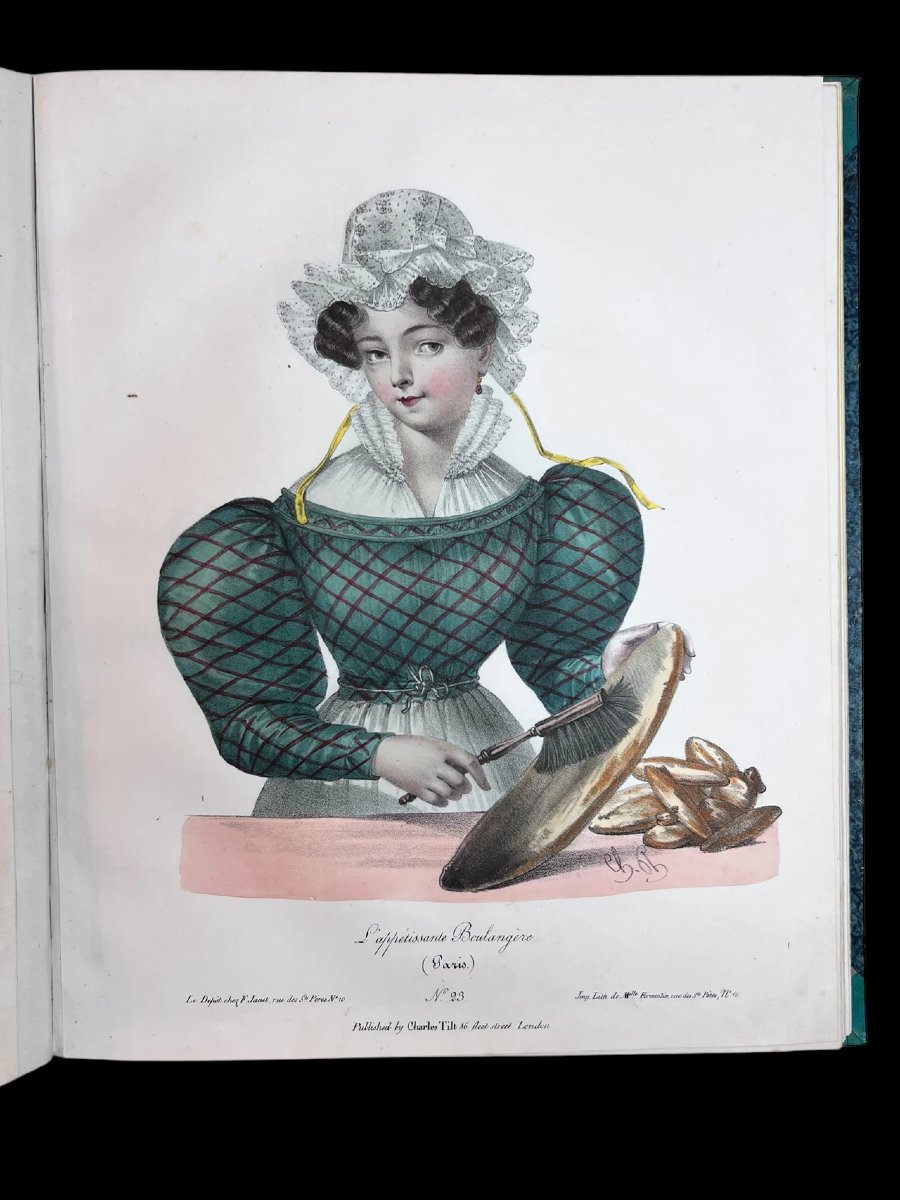 Collection Of Hand-colored Lithographs-photo-2