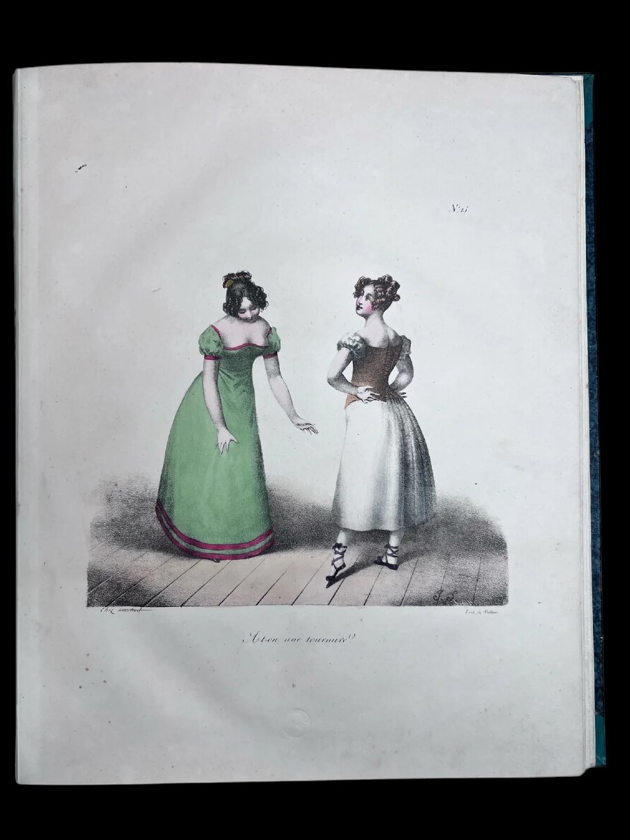 Collection Of Hand-colored Lithographs-photo-3