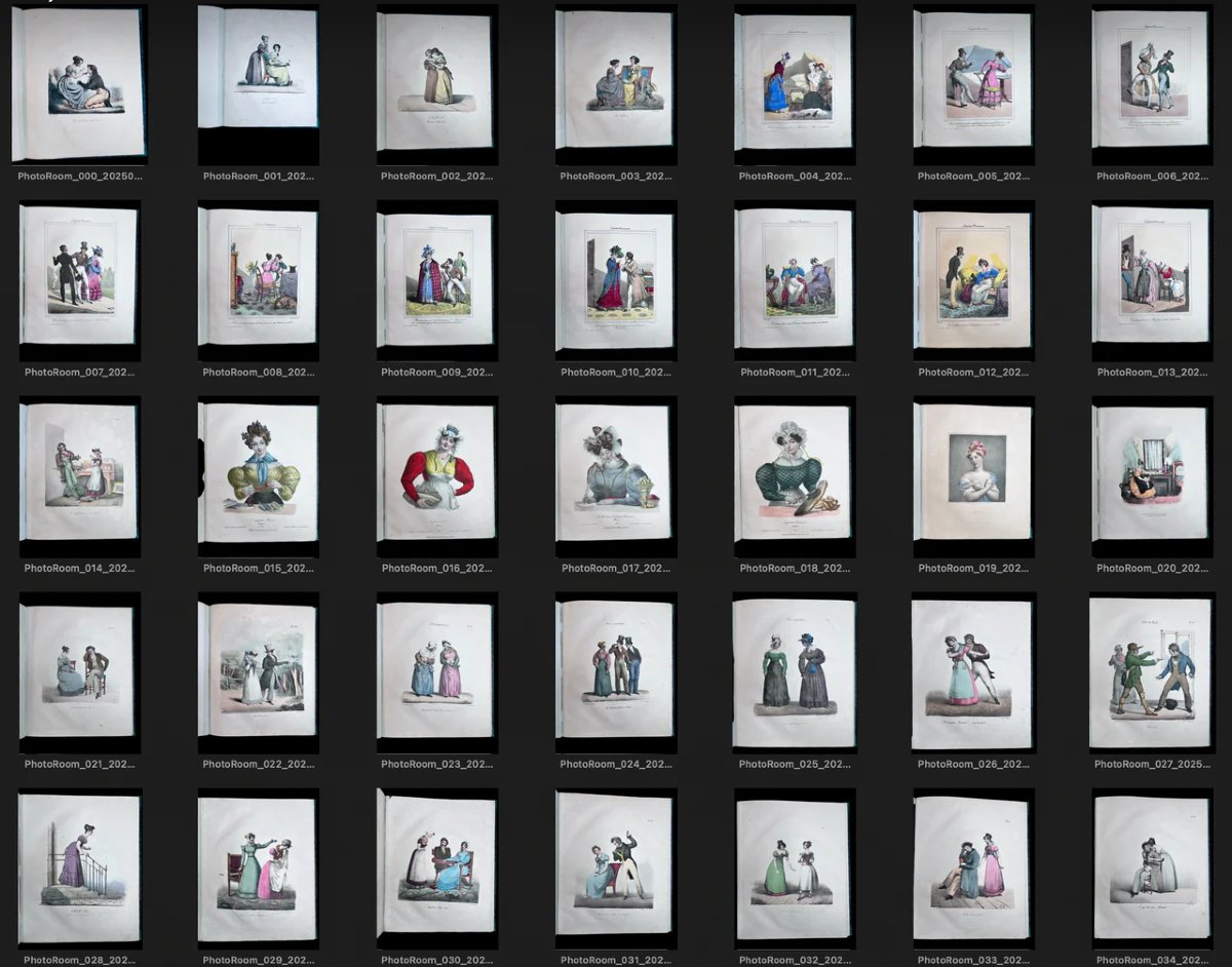 Collection Of Hand-colored Lithographs-photo-1