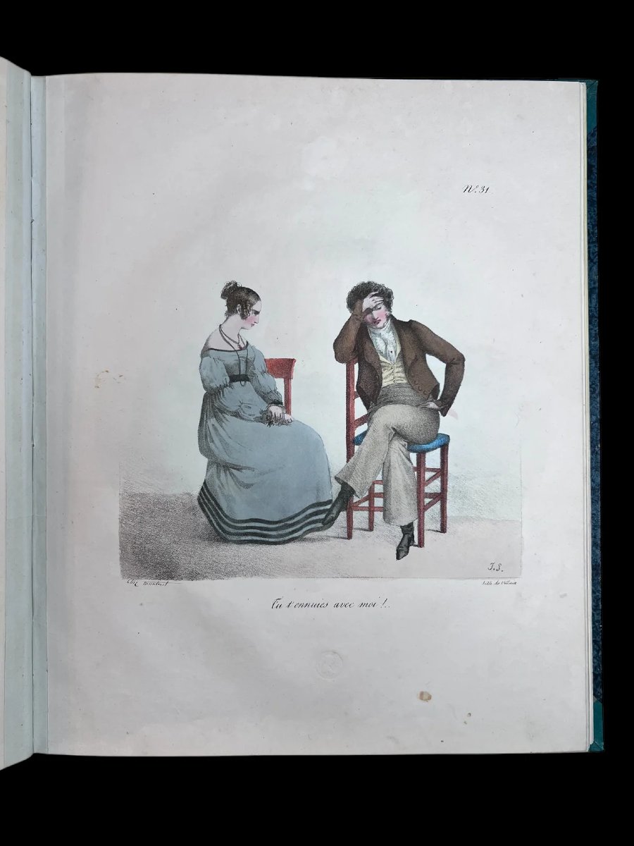 Collection Of Hand-colored Lithographs-photo-6