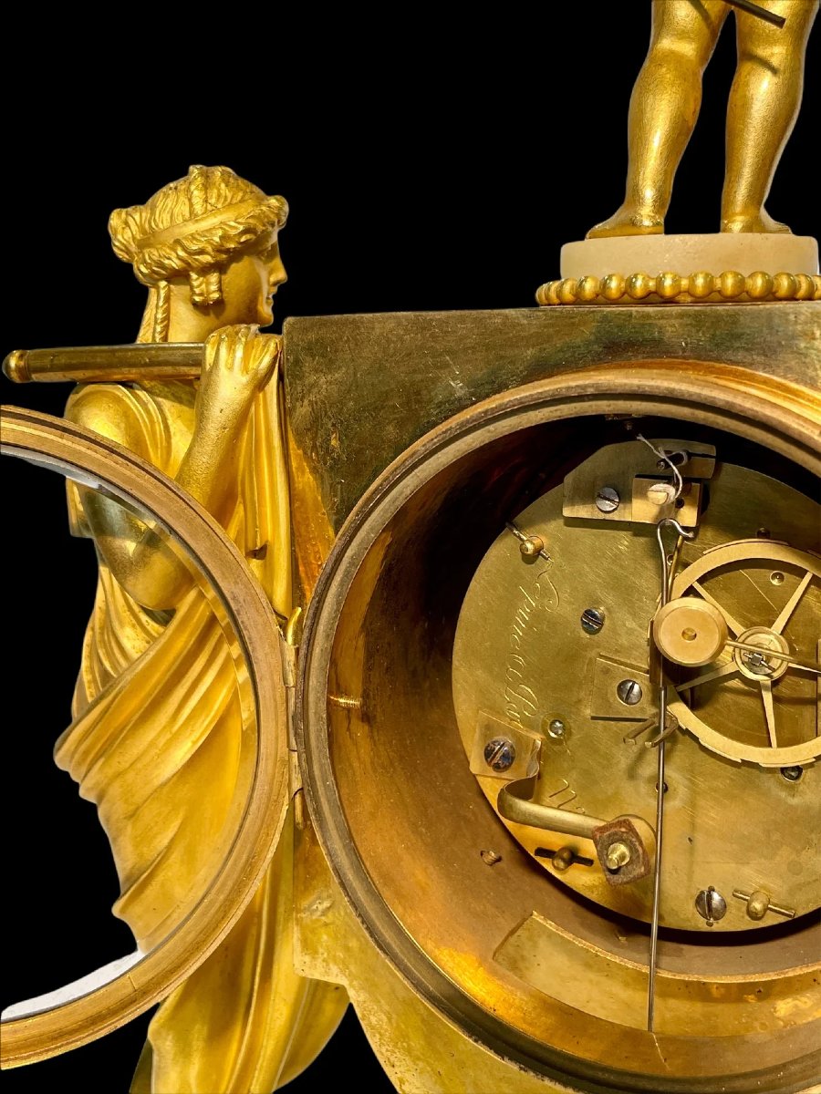 Pendule de cheminée néoclassique de Jean Antoine Lépine-photo-1