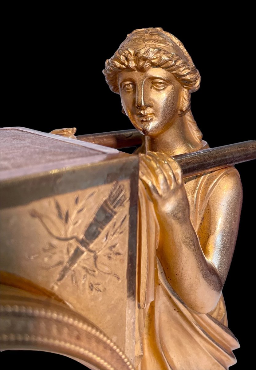 Pendule de cheminée néoclassique de Jean Antoine Lépine-photo-4