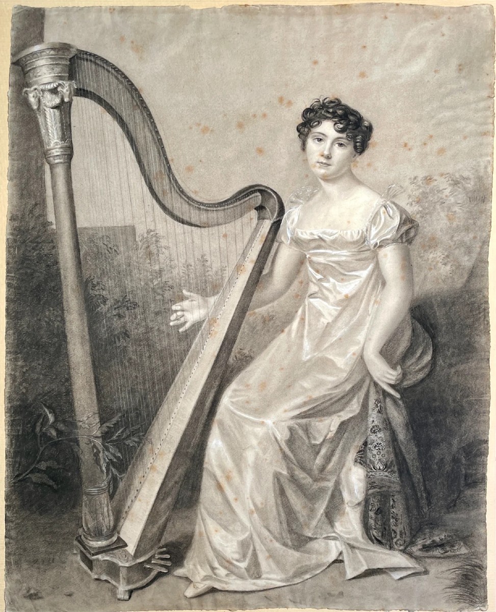 Firmin Massot Presumed Portrait Of The Marquise De Chamillard