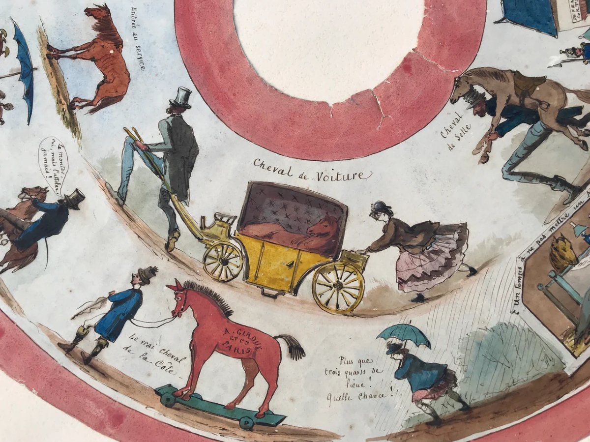 Carle Vernet ( dans le goût de )Dessin de projet pour un abat-jour-photo-4