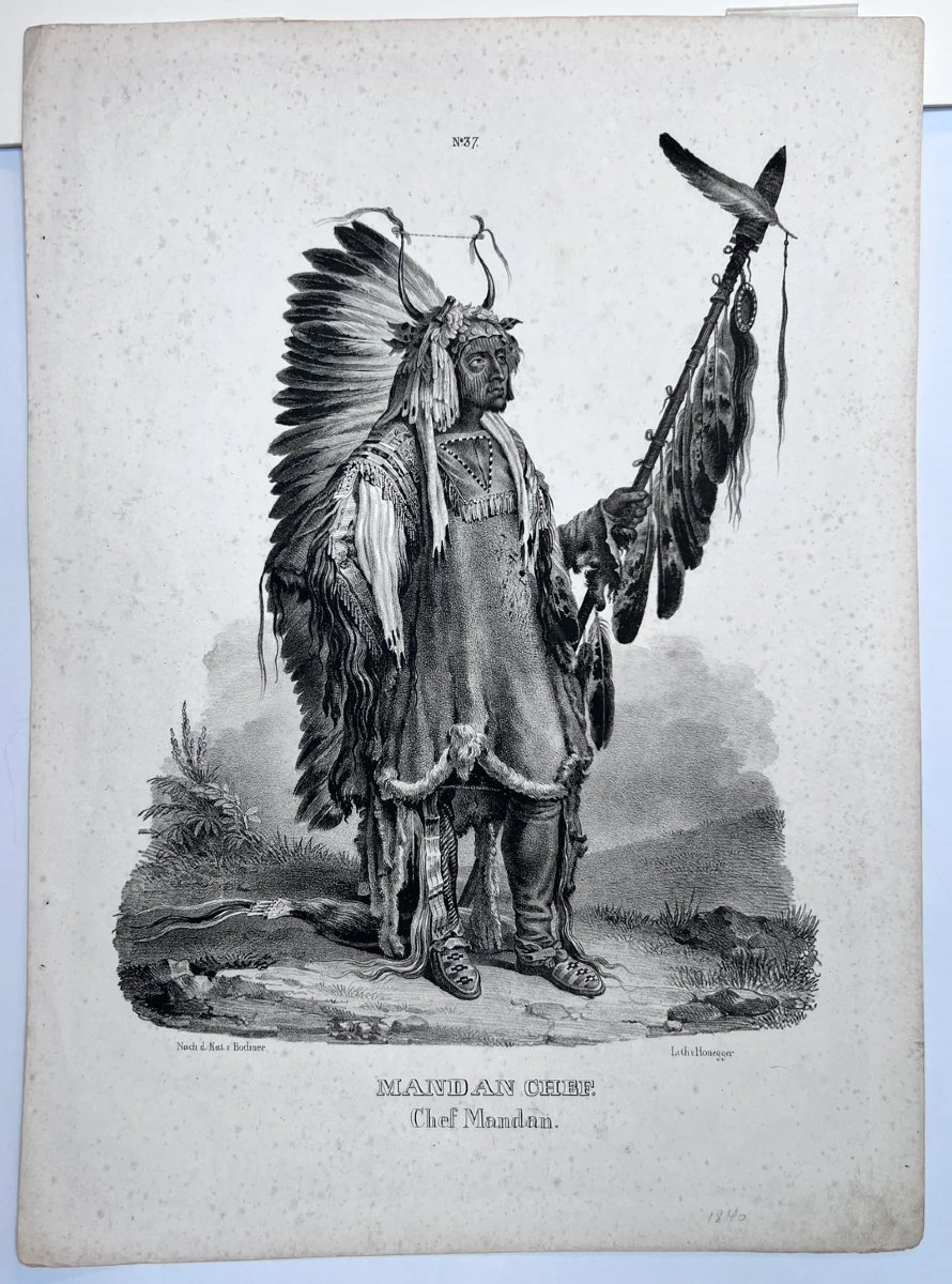 Karl Bodmer - Chef Mandan-photo-2