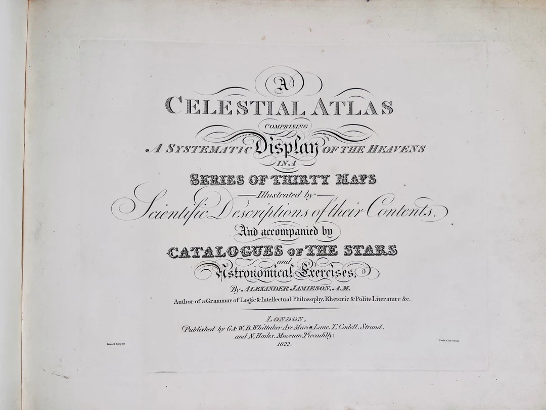 Atlas céleste de Jamieson, première édition-photo-2