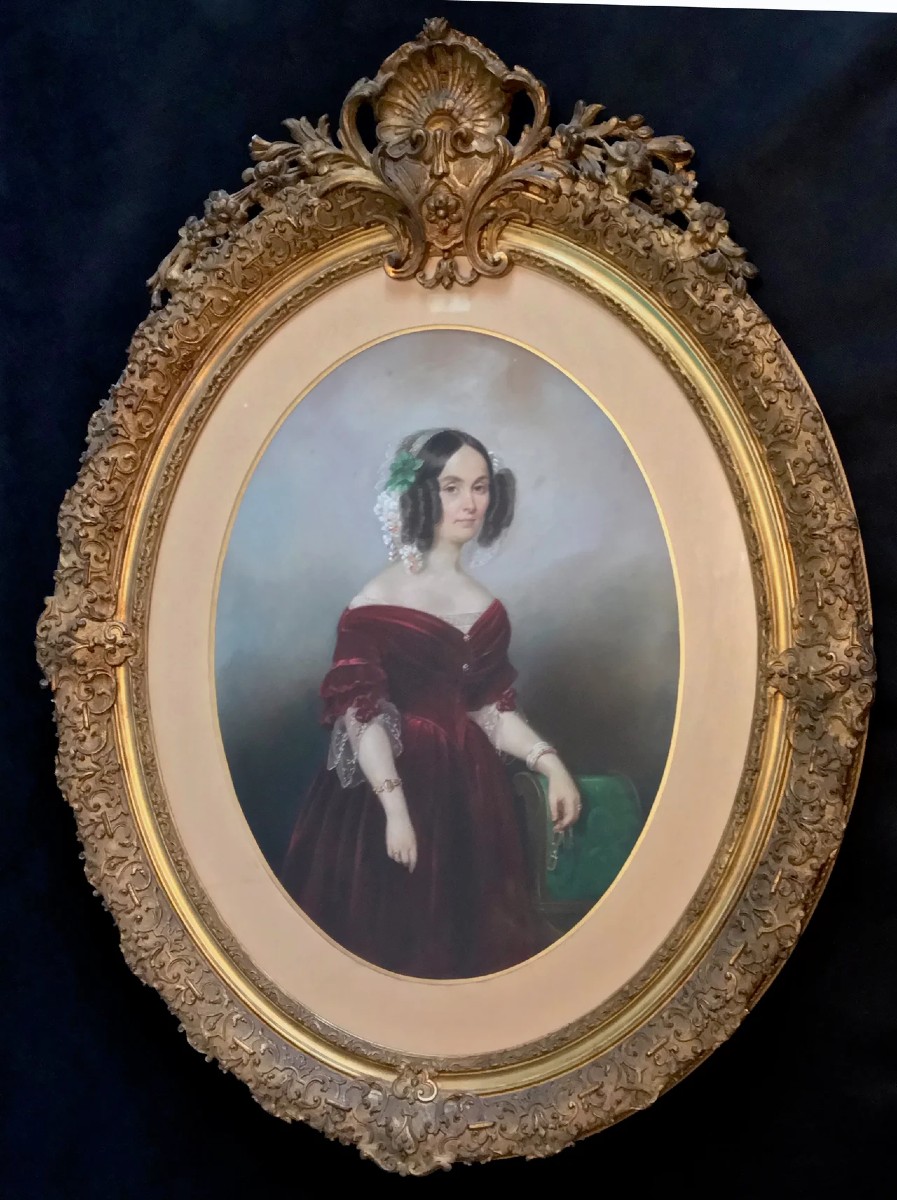 Angélique Mezzara, Portrait Of The Countess Of Salvandy