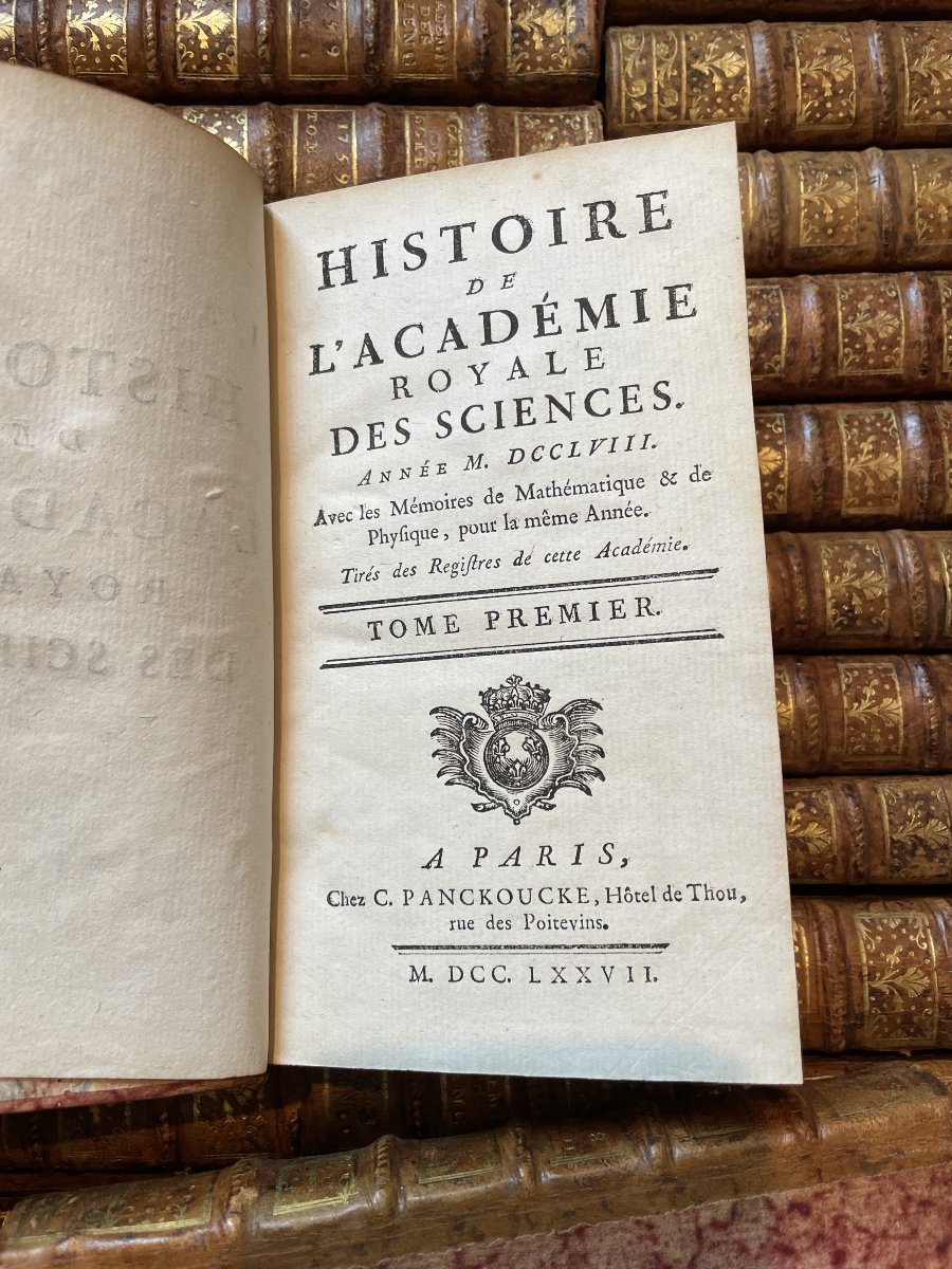 Histoire et Mémoires de l'Académie Royale des Sciences -photo-4