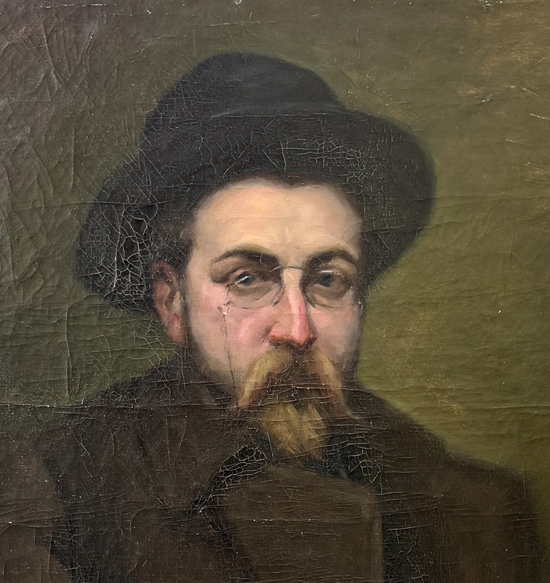 Grand portrait 19 ème genre Emile Zola-photo-3