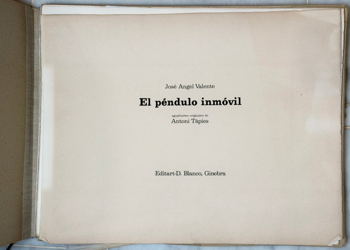 El péndulo inmóvil Tapies, Antoni-photo-3