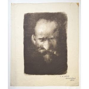 Autoportrait Leon WYCZOLKOWSKI (1852–1936).