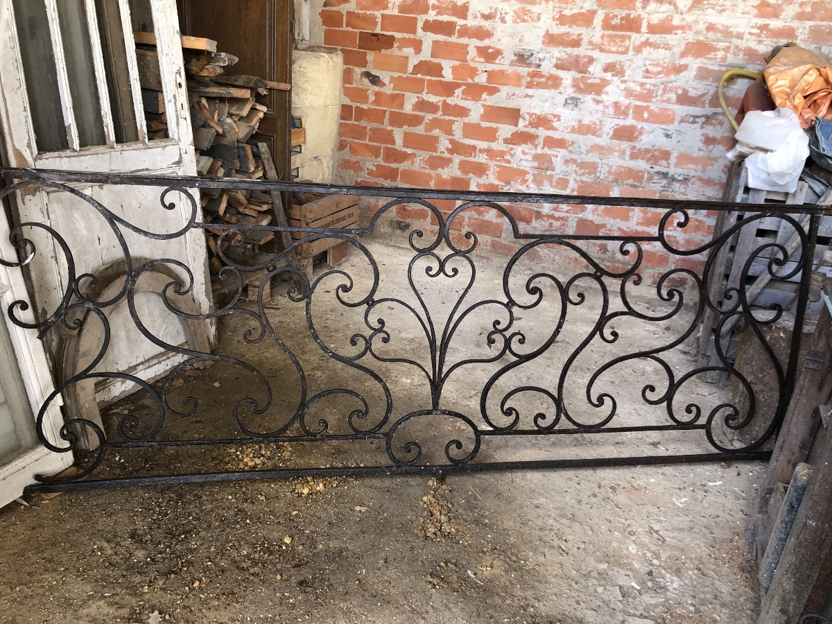 18th Century Wrought Iron Railings -photo-2