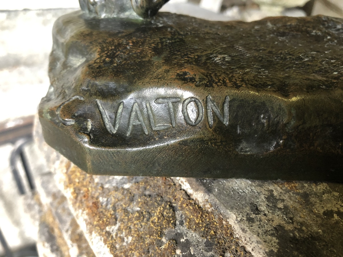 Panthère bronze par Charles Valton -photo-2