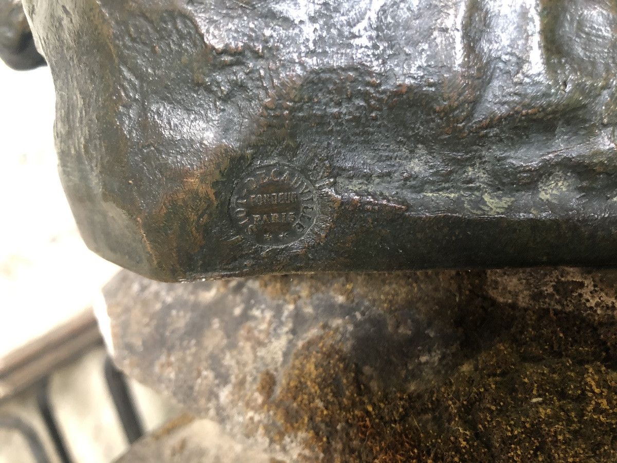 Panthère bronze par Charles Valton -photo-3