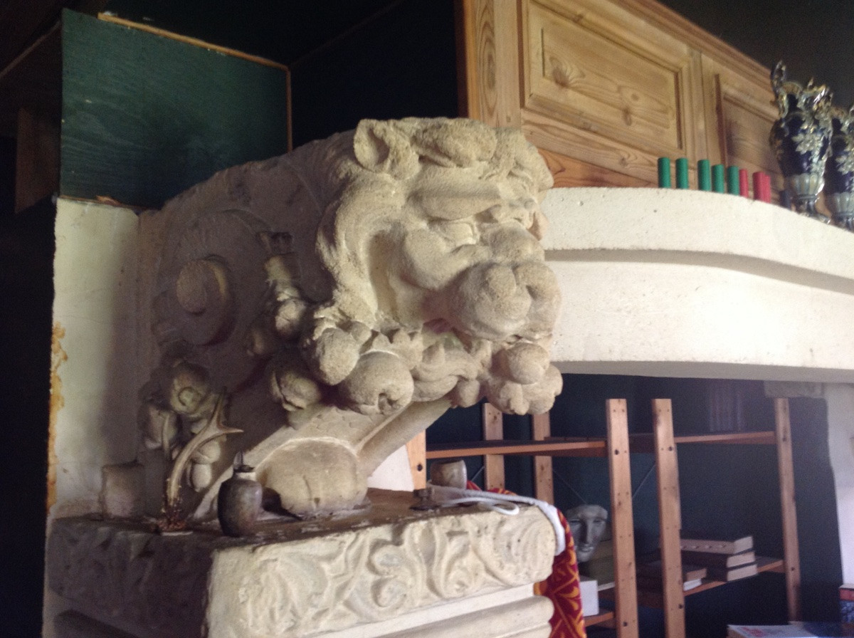 Pair Of Lion Balcony Corbels 1810 -photo-2