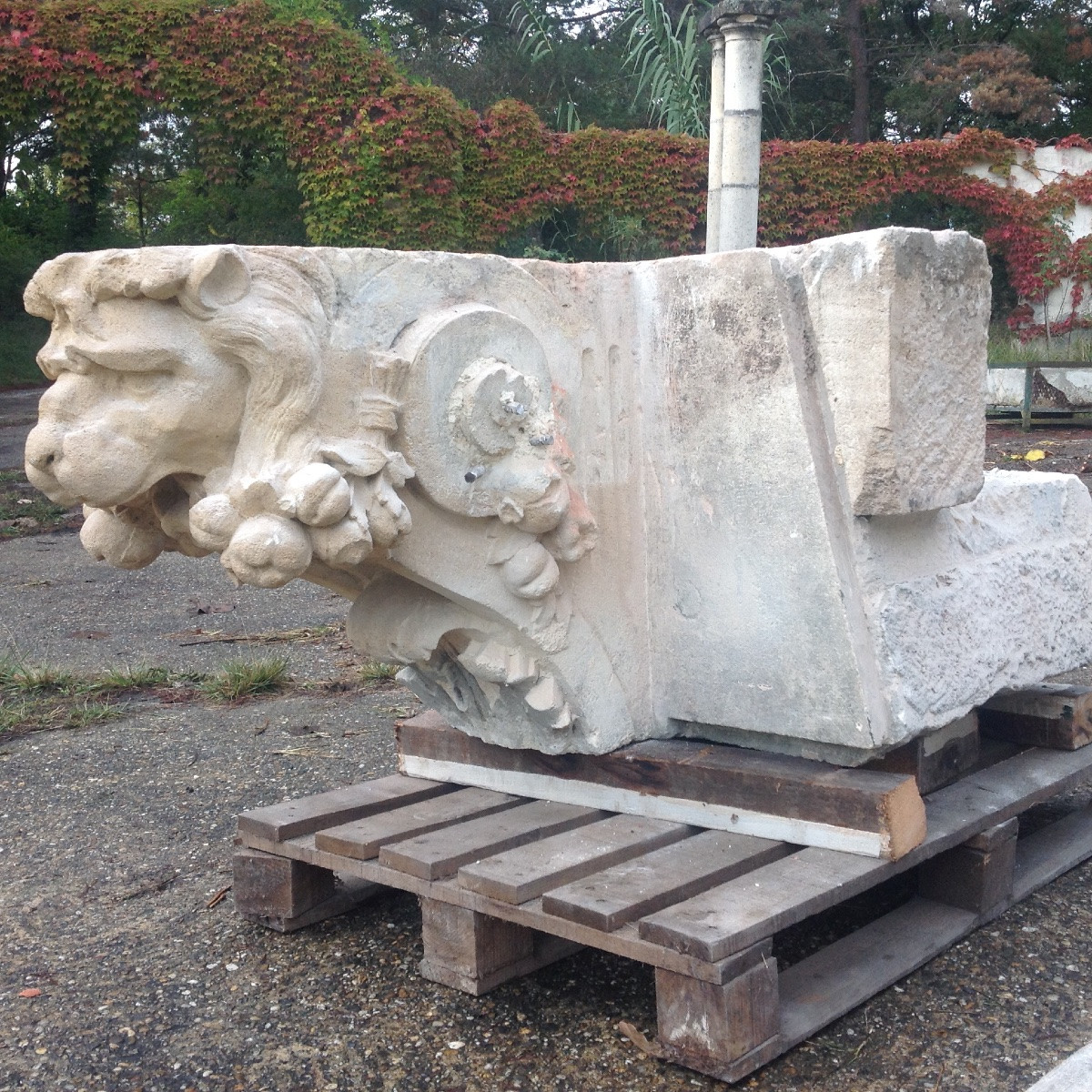 Pair Of Lion Balcony Corbels 1810 -photo-7