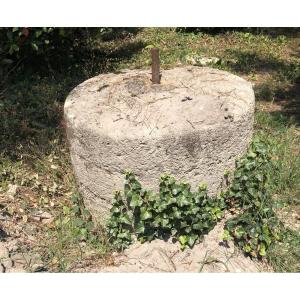 Pair Of Stone Millstones 