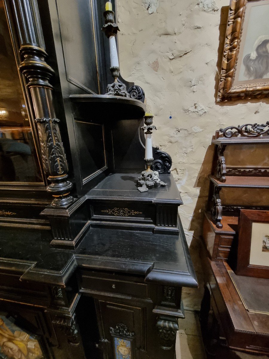  Meuble Italien De Cabinet Napoléon III -photo-3