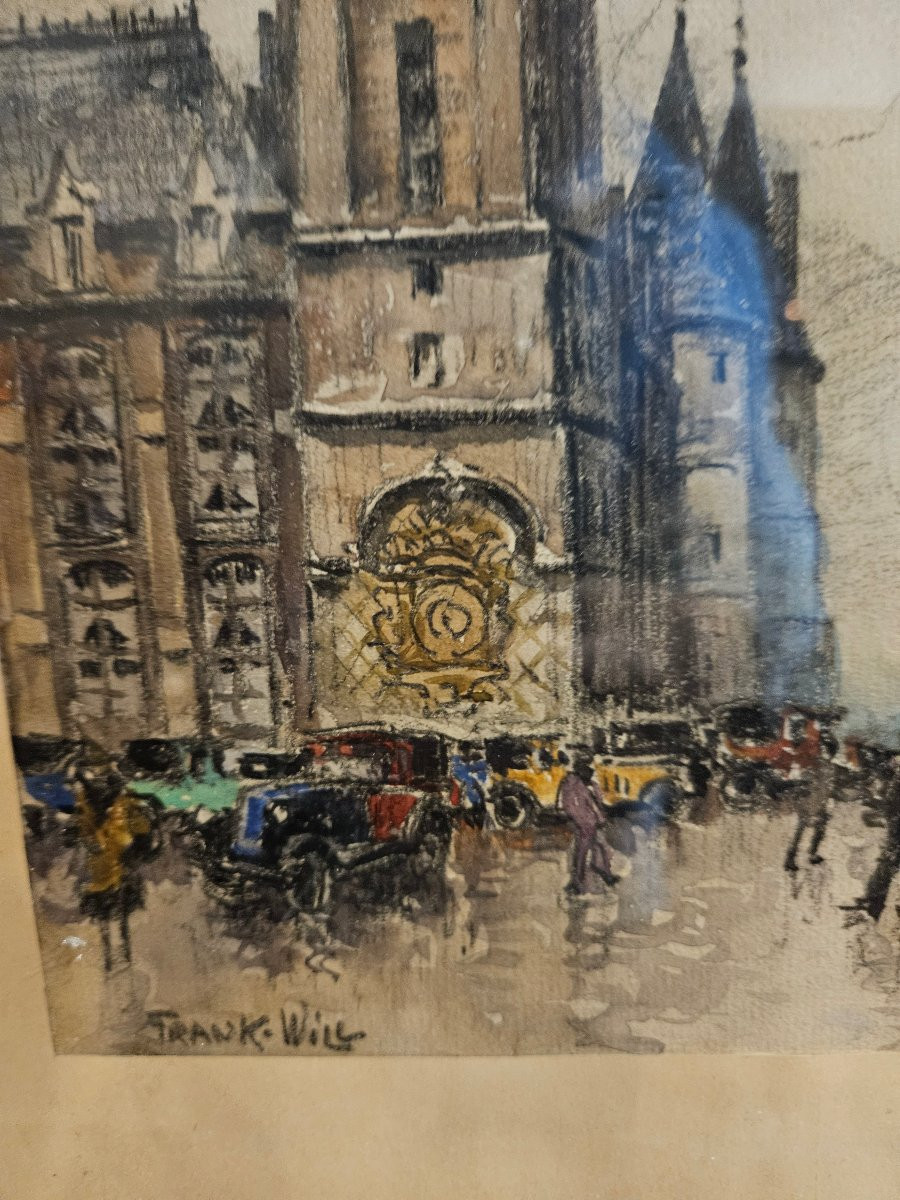Dessin De Frank Will Paris Le Marché Aux Fleurs-photo-3