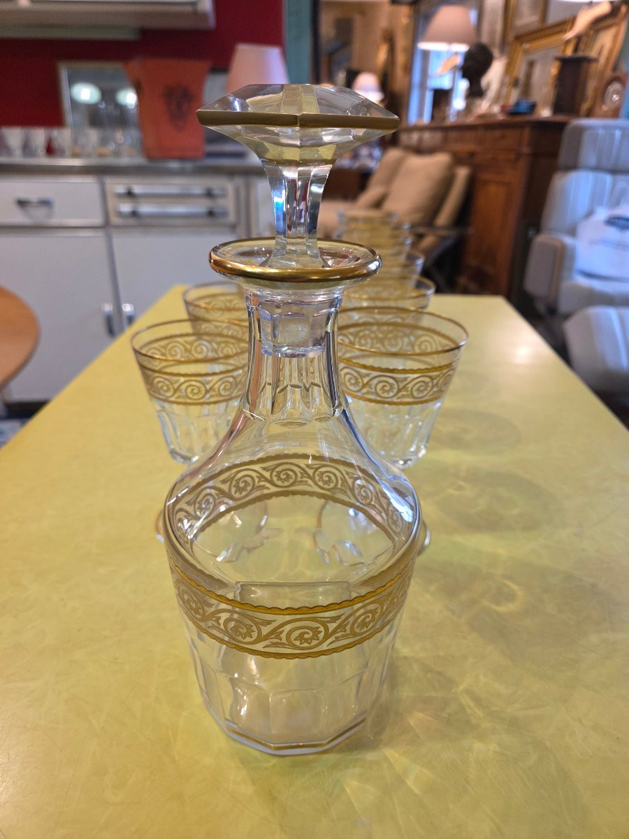 Service de 12 verres Baccarat Eldorado avec carafe-photo-6