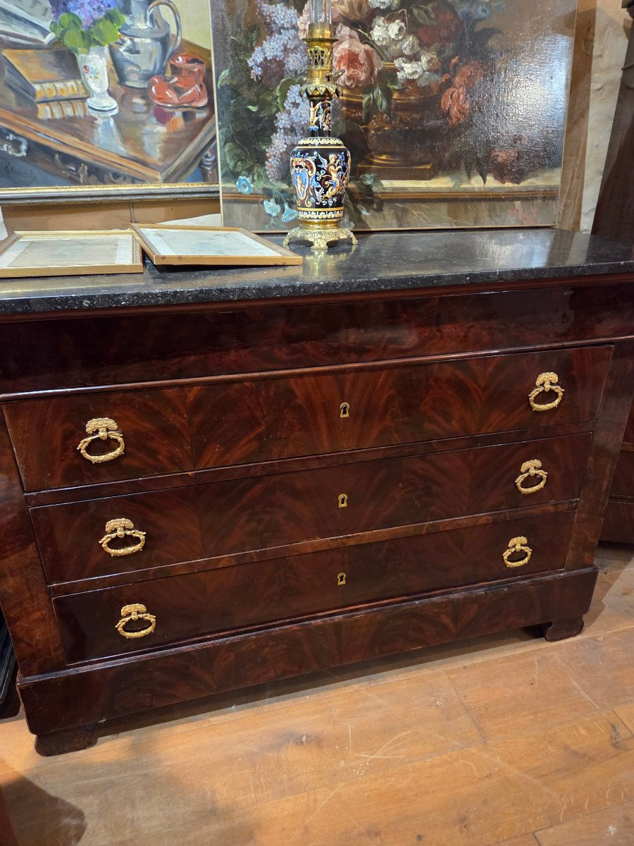 Secrétaire et commode époque Restauration   -photo-3