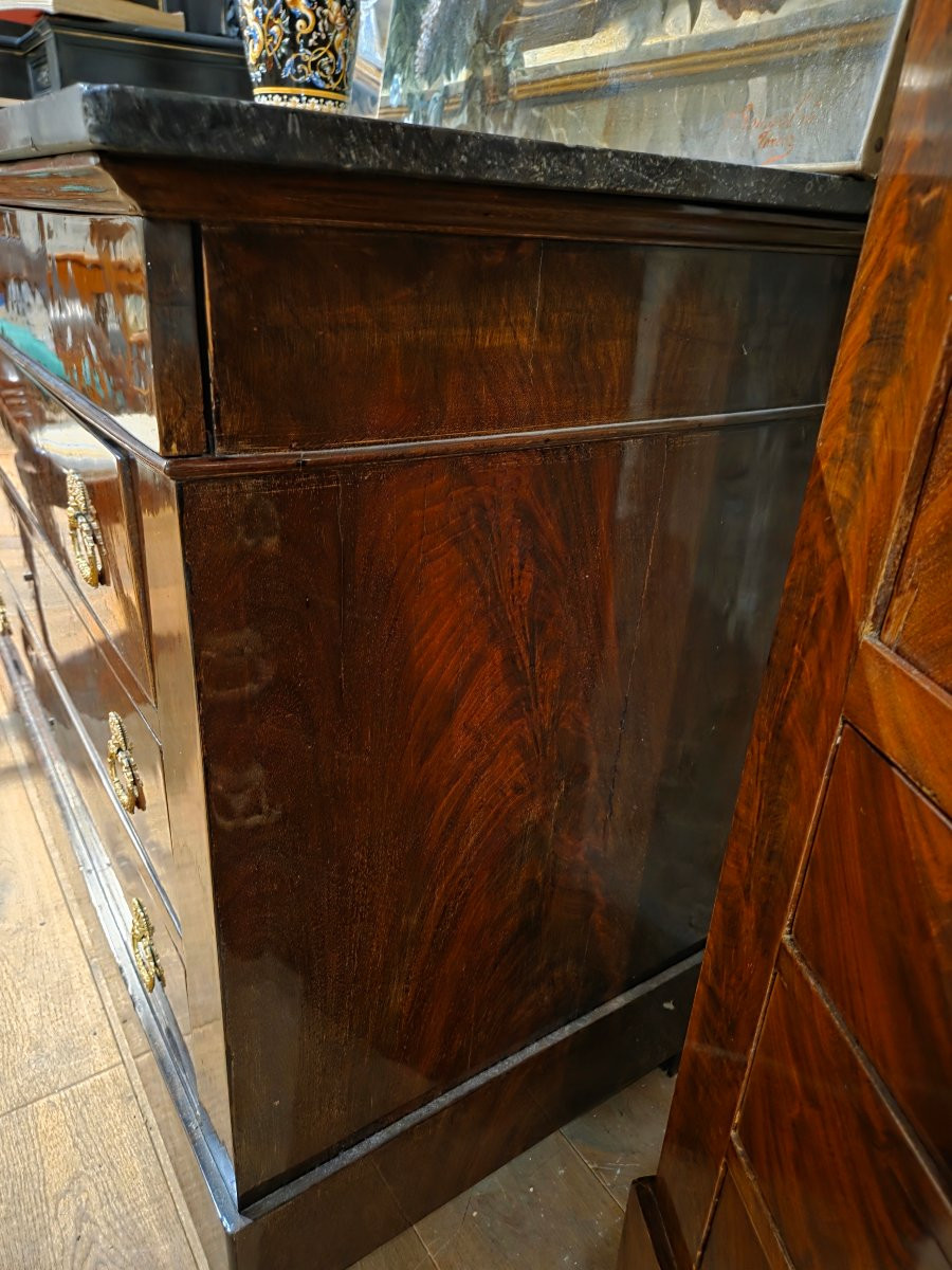 Secrétaire et commode époque Restauration   -photo-2