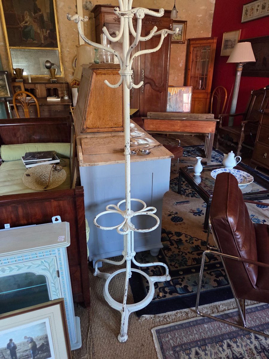 Porte-manteaux en fonte début 20ème -photo-3