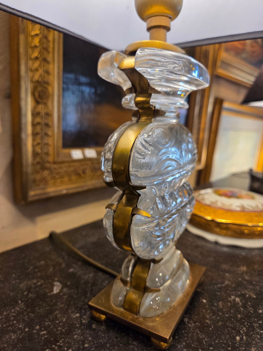 Pair Of Crystal Lamps By Baguès -photo-4