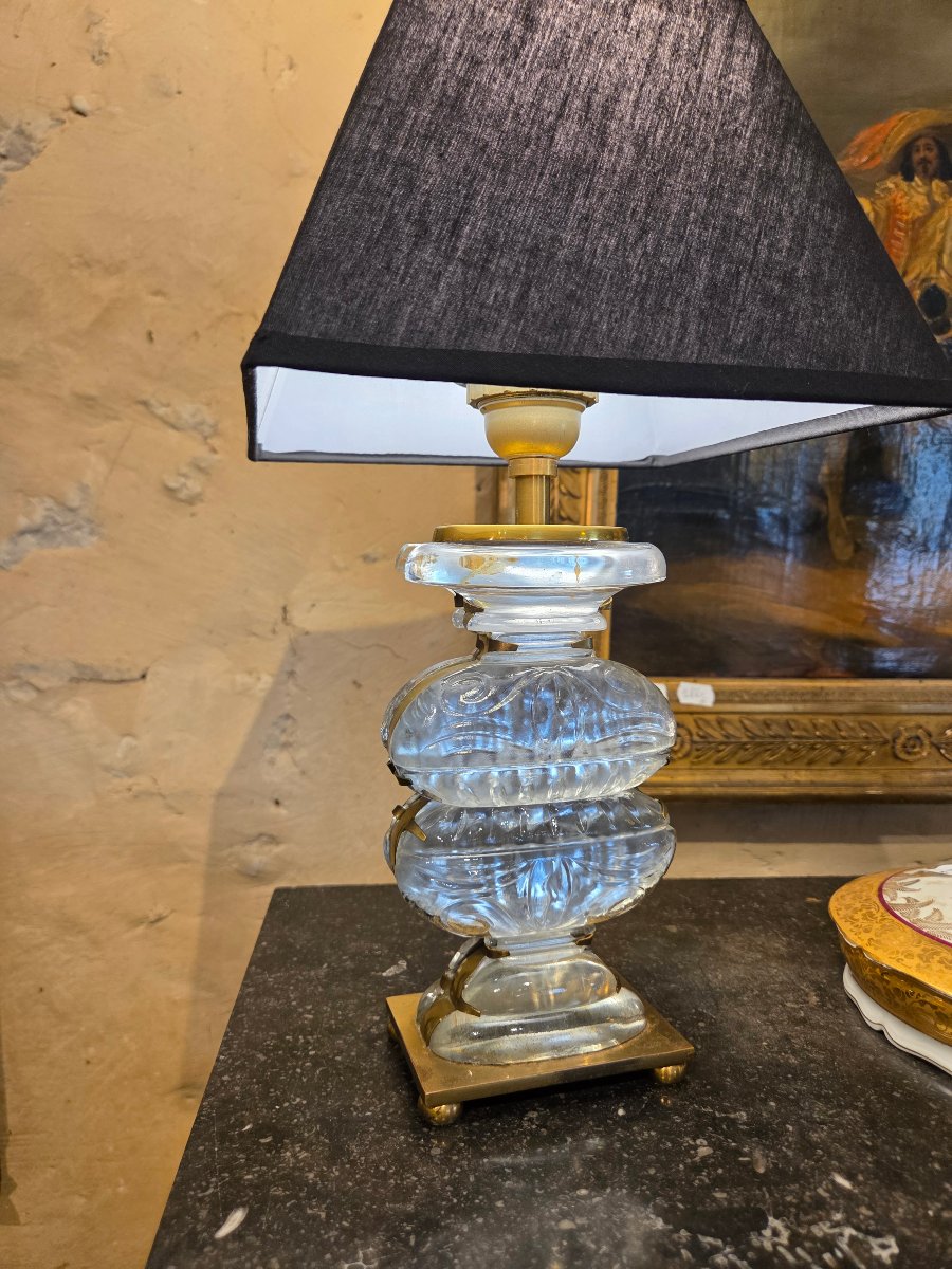 Pair Of Crystal Lamps By Baguès 