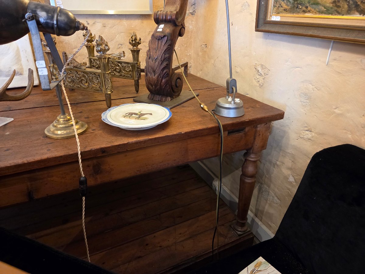 Très grande table de drapier 1900 -photo-2