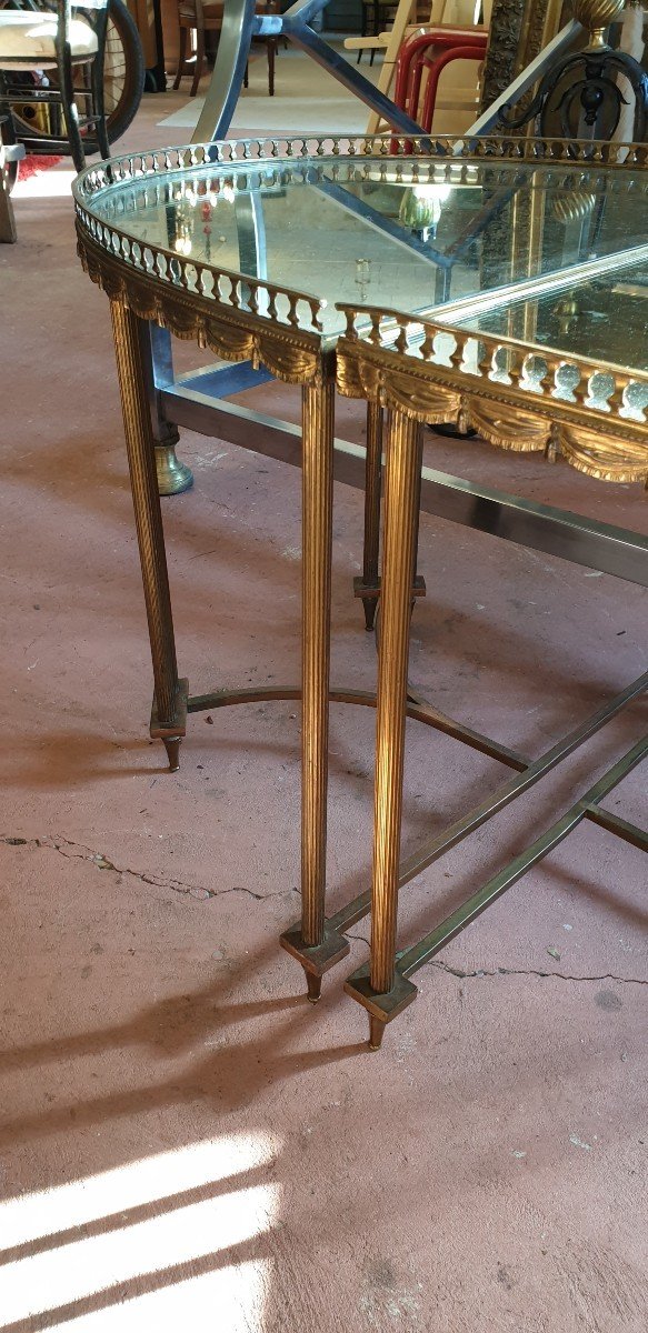 Table Tripartite Style Jansen Baguès-photo-4