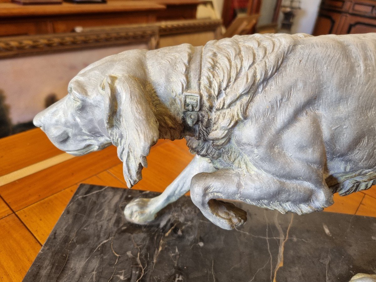 Hunting Dog Sculpture Clovis Masson-photo-2