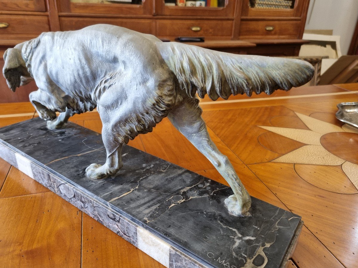 Sculpture de Chien De Chasse Clovis Masson-photo-3