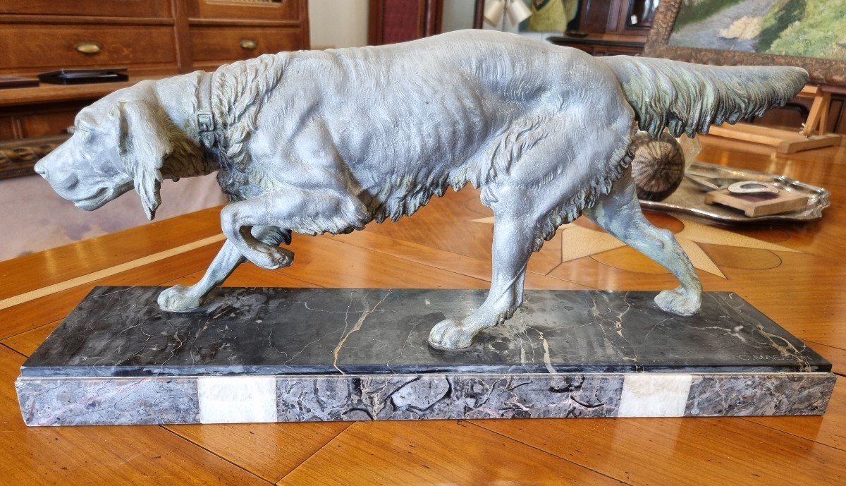 Hunting Dog Sculpture Clovis Masson