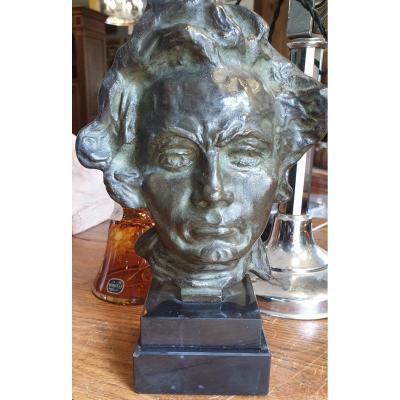 Beethoven Bronze By Serge Zelikson