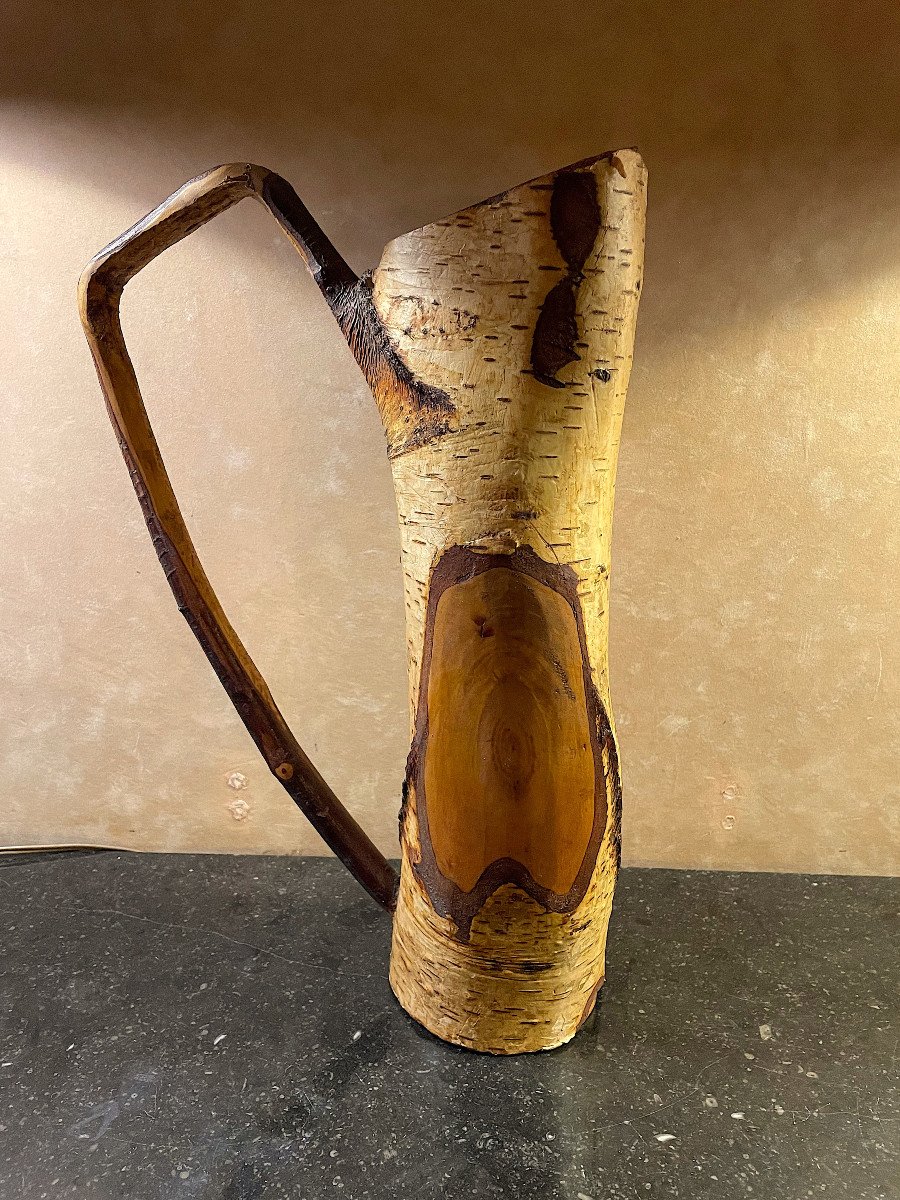 1950s Scandinavian Birch Pitcher-photo-3