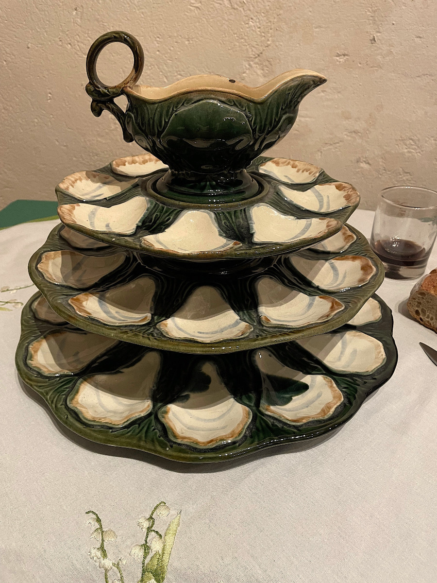 Pagoda Display Stand In Iron Clay By The Longchamp Factory In The 19th Century