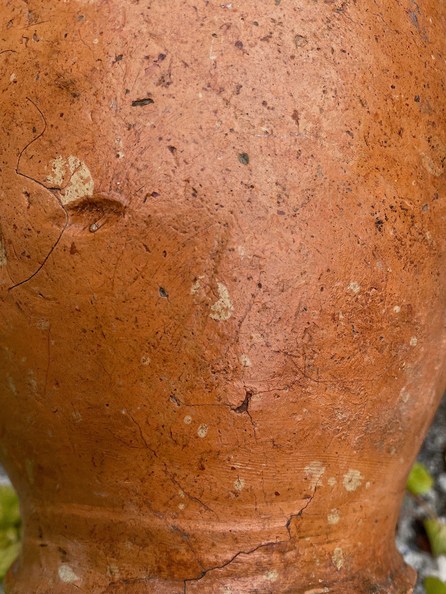 Cruche en terre cuite vernissée de la chapelle des pots en Vendée-photo-4