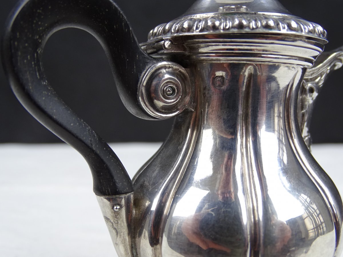 cafetière miniature en argent, chef d'oeuvre de Martial Fray à Paris vers 1850-photo-4