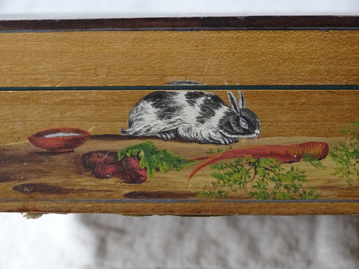 Writing Case Decorated With Animal Scenes From The Countryside During The 19th Century-photo-4