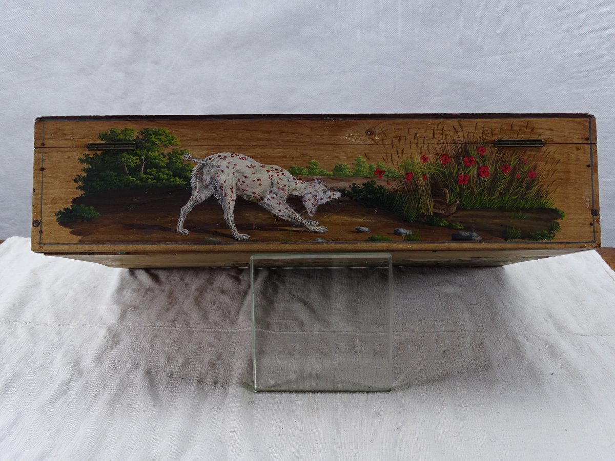 Writing Case Decorated With Animal Scenes From The Countryside During The 19th Century-photo-5