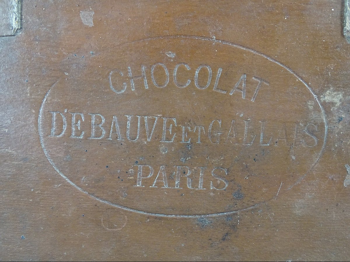 Coffret  d'emballage du roi des chocolats DEBAUVE  et  GALLAIS-photo-3