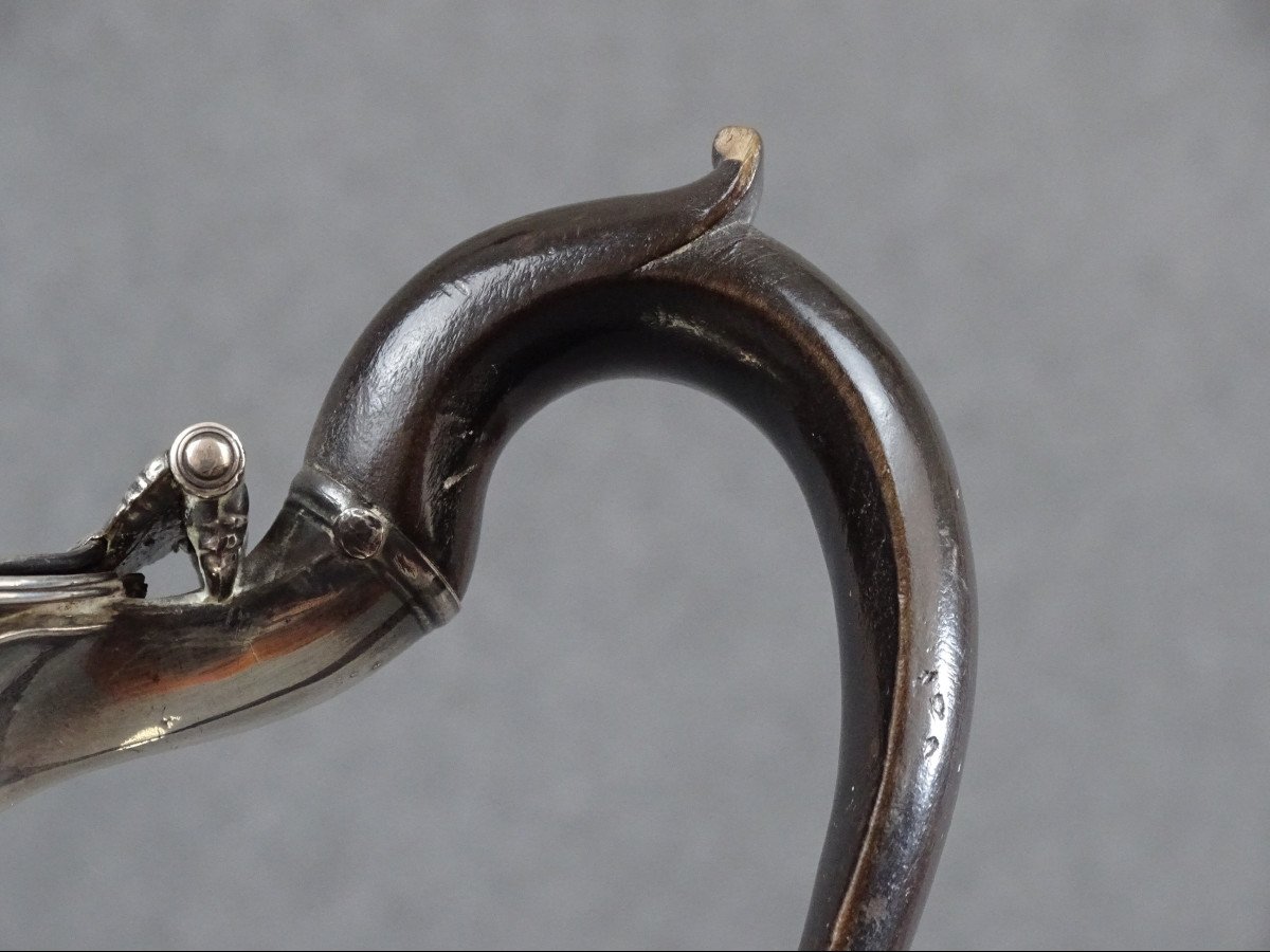 Aiguière en métal argenté anglais de la première moitié du XIX eme siècle-photo-5